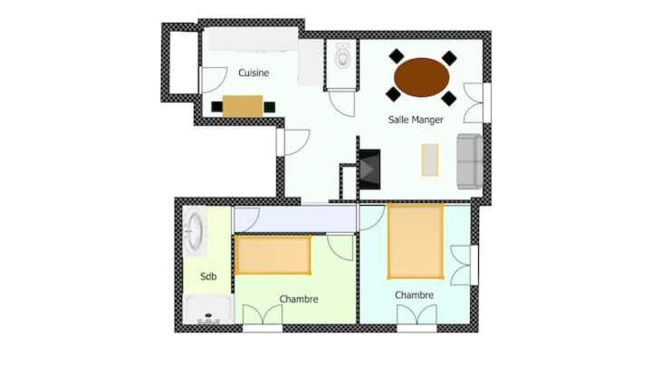 Appartement Simple Sur Argenteuil, Proche Paris Exterior foto
